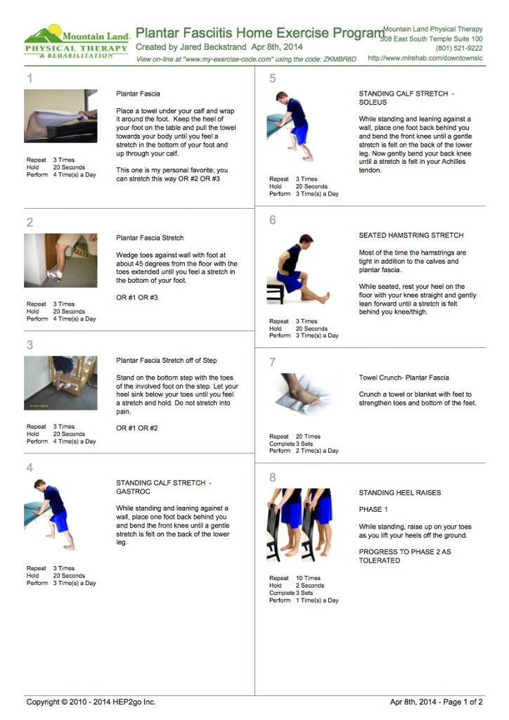 How to treat plantar fasciitis Best exercises FREE downloadable
