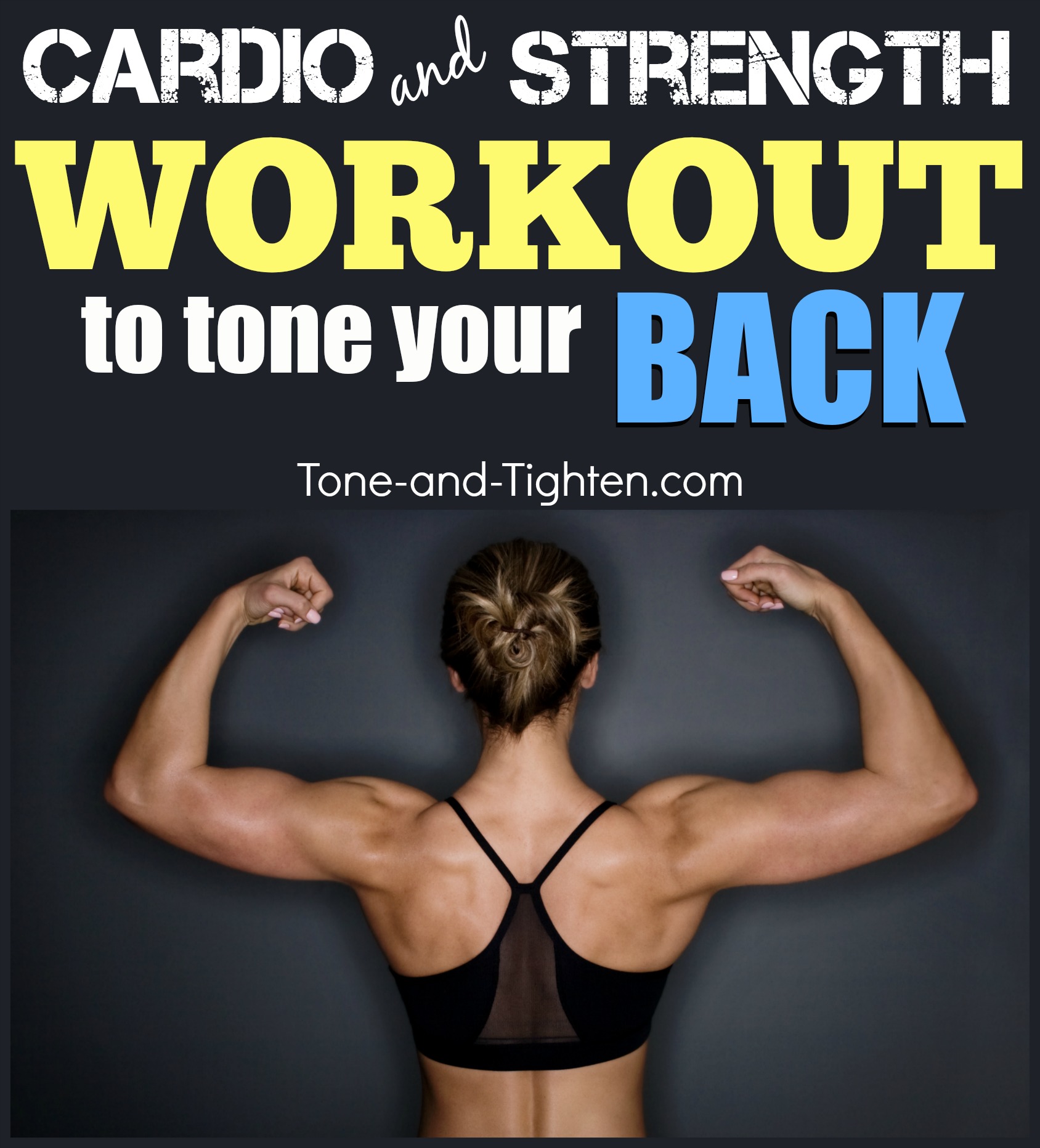 Best cardio and strength workout to tone your back muscles | Tone and ...