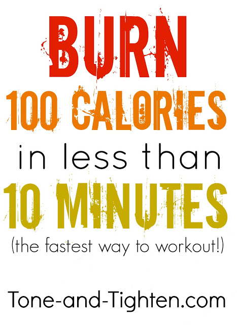 100 calorie at home workout in 10 minutes
