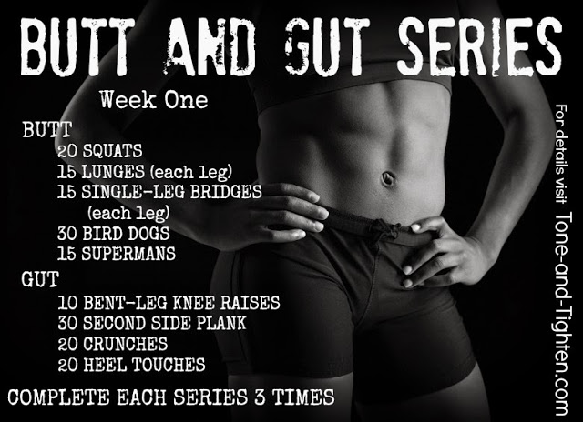 Butt and Gut Workout Series – Week 1