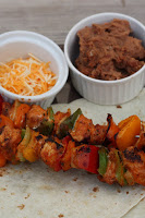 Healthy Grilled Chicken Fajita Kebobs