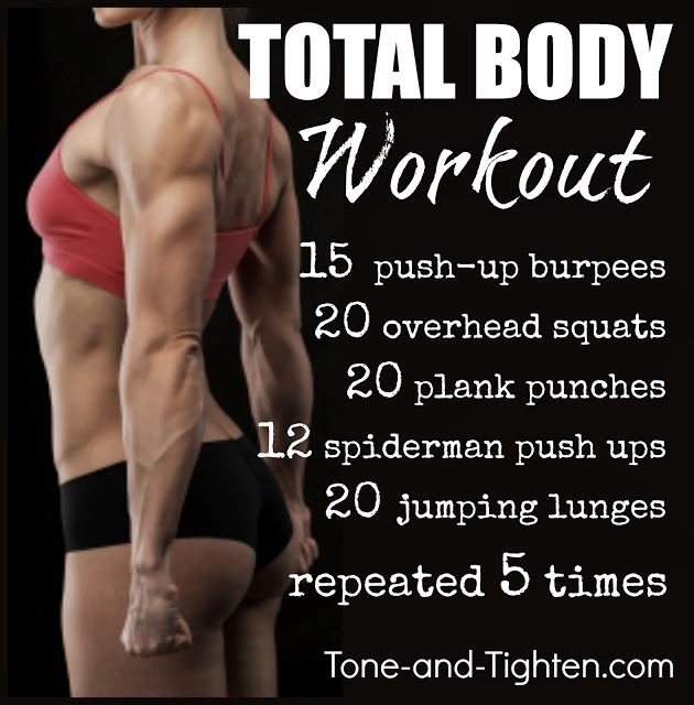 Total Body Bodyweight Workout Tone And Tighten