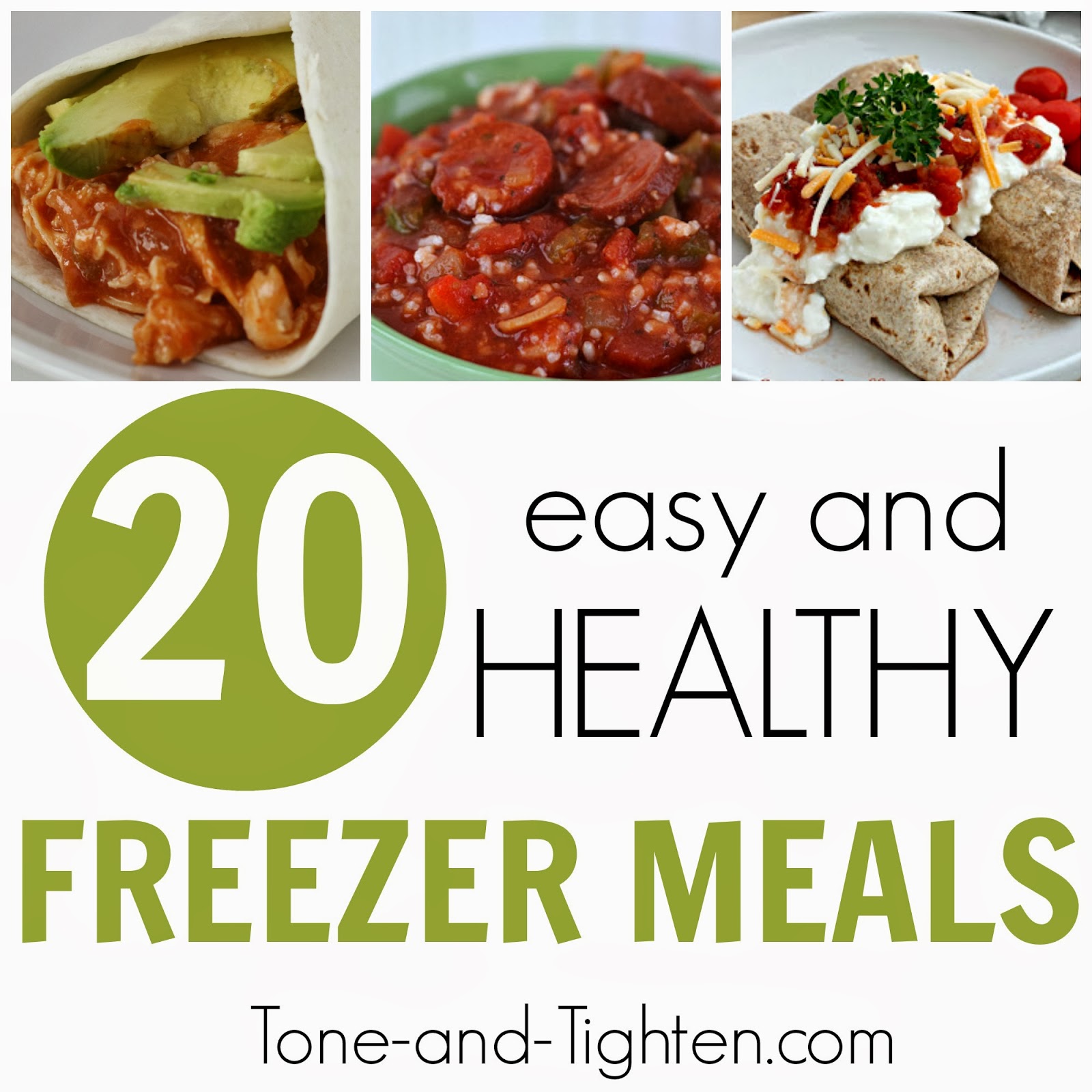 20 Easy and Healthy Freezer Meals