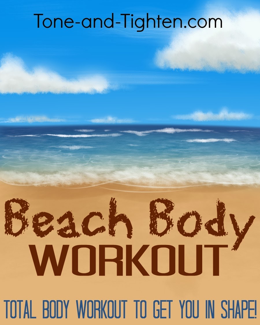 40 Minute Beach Body Video Workout | Tone and Tighten