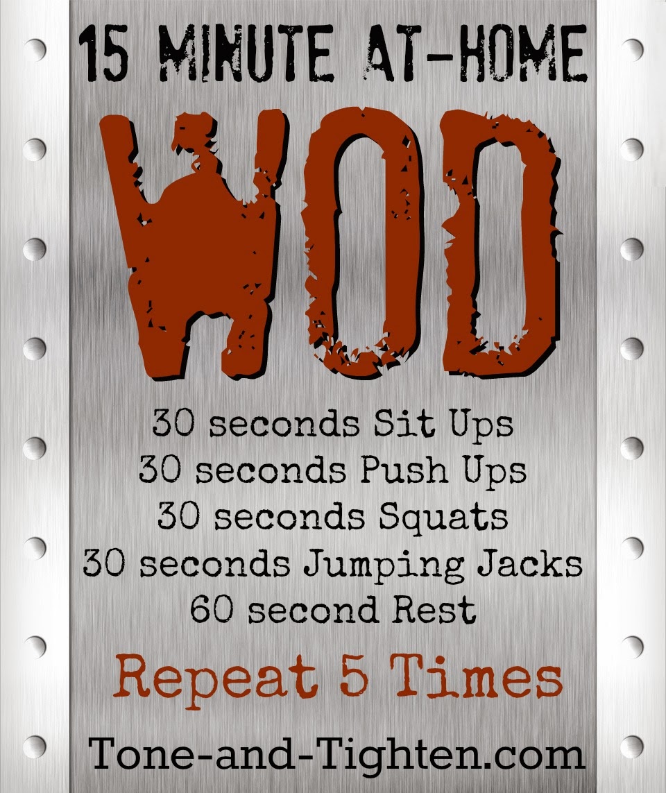At-home WOD – Total body CrossFit style workout you can do at home!