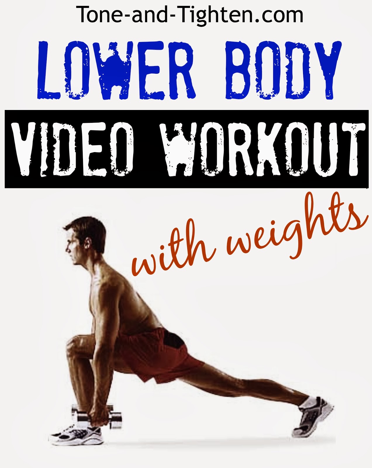 Lower body video workout with weights – Strength routine at it’s finest!