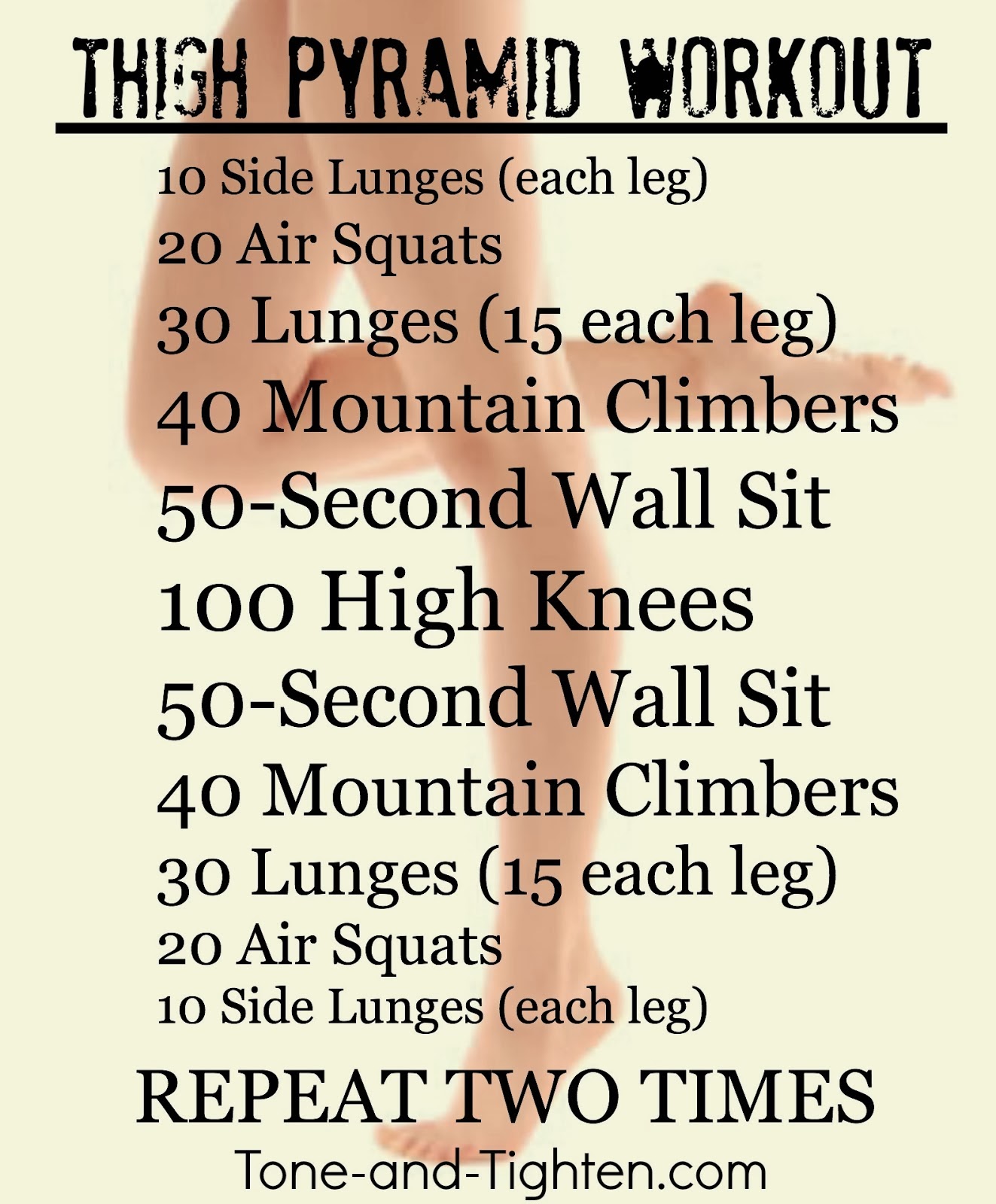 Weekly Workout Plan – Body Shred From Toe To Head!
