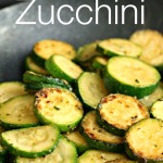 Garlic and Parmesan Zucchini Recipe