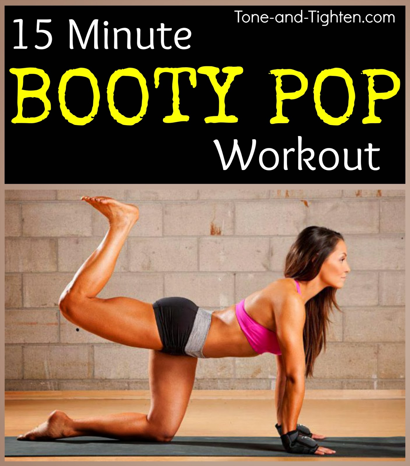 Booty “Pop” Workout – 15-Minute At-Home Butt Workout