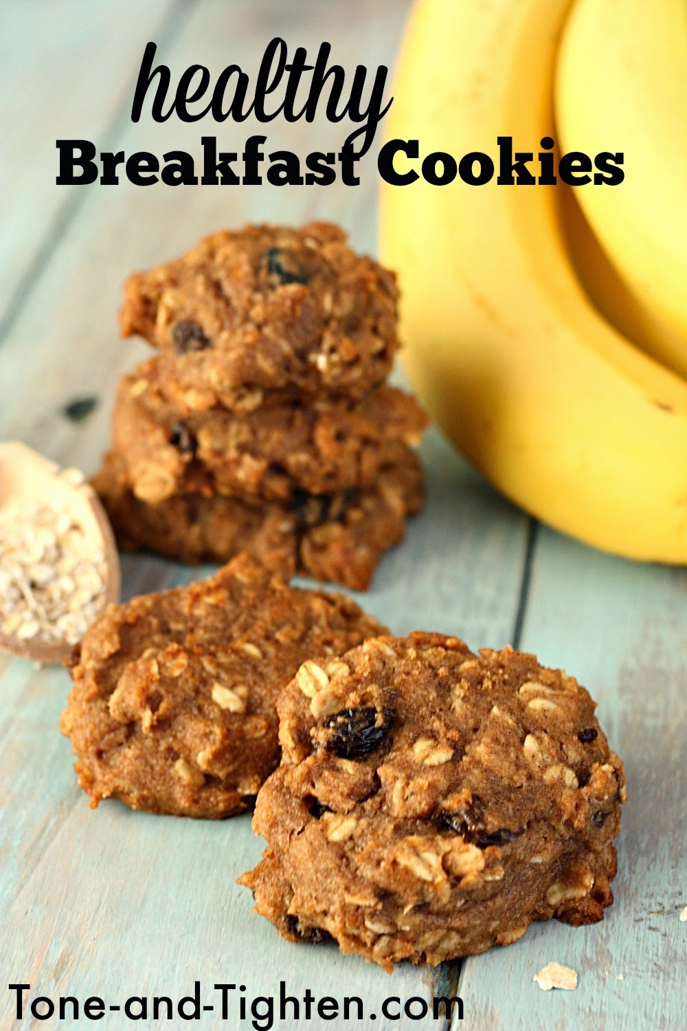 Healthy Oatmeal Breakfast Cookies Recipe