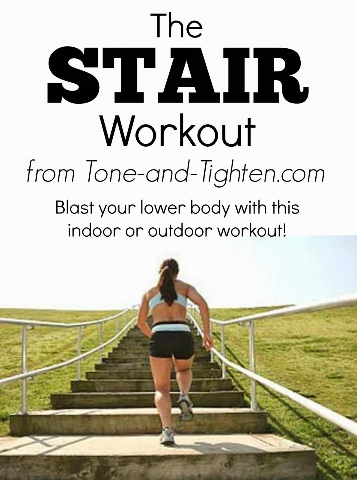 The Stair Workout- make those legs burn!
