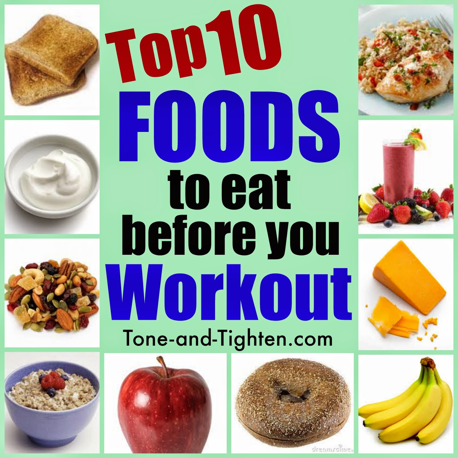 Top Ten Best Foods To Eat Before Working Out – What To Eat Before Your Workout