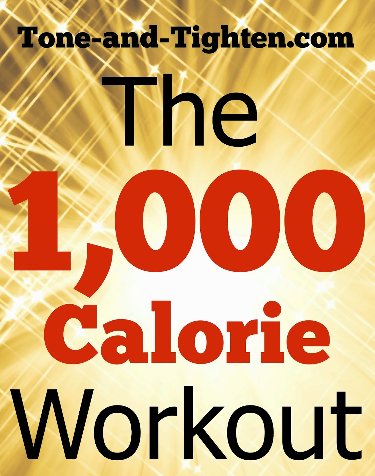 1000 Calorie At Home Cardio Workout (Total Body)