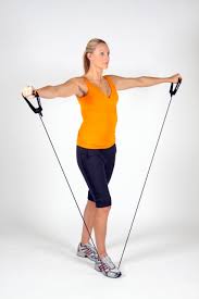 resistance band lateral raise