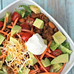 Healthy Ground Turkey Taco Salad Recipe