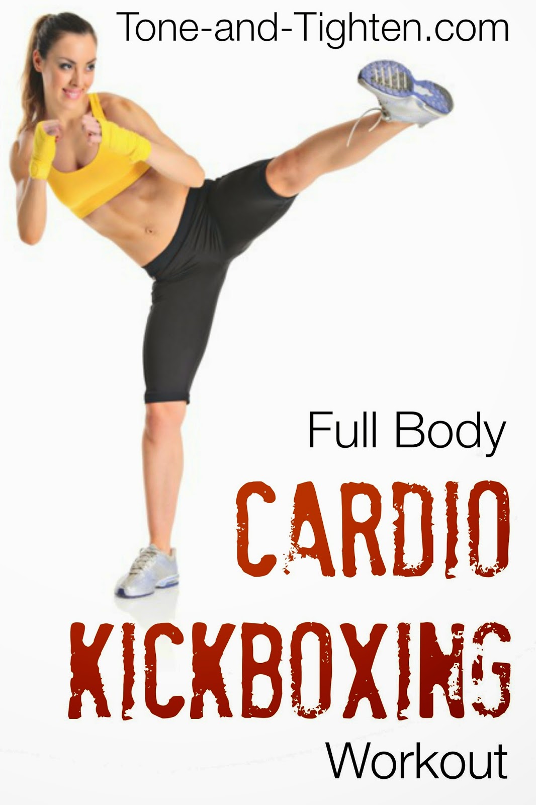 Full-Body Cardio Kickboxing Intermediate Workout