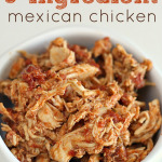 Slow Cooker 3 Ingredient Mexican Chicken Recipe