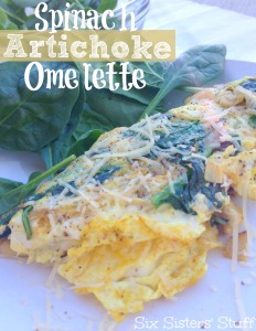 spinach-artichoke-omelette