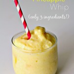 Healthy Pineapple Whips Recipe (only 3 ingredients!)