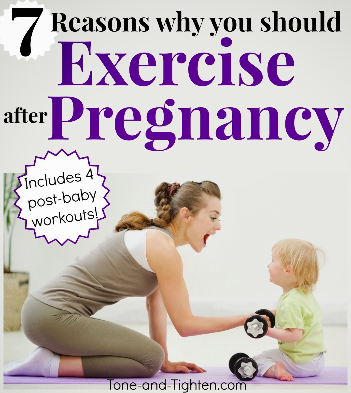 Top 7 Reasons to Exercise After Pregnancy – So much more than fitting back into skinny jeans!