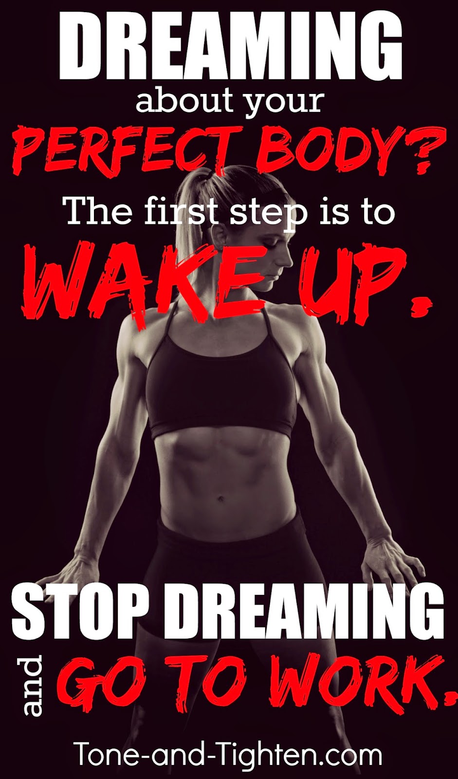 Fitness Motivation – Stop dreaming and go to work – Exercise Inspiration