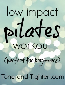 low impact pilates workout