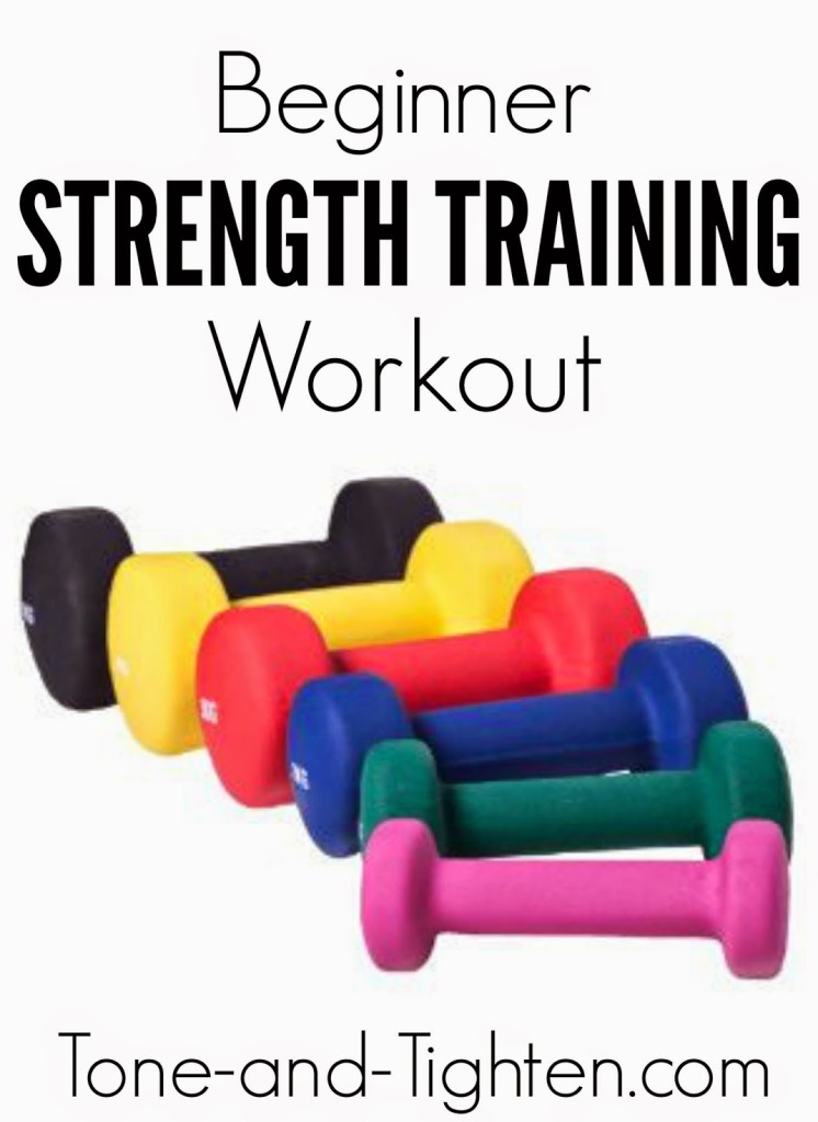 Beginner Strength Training Workout Tone and Tighten