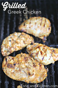 Grilled Greek Chicken Recipe Tone and Tighten