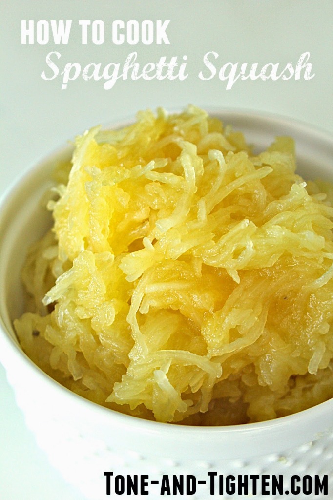 How To Cook A Spaghetti Squash (Healthy Recipe) | Tone and Tighten