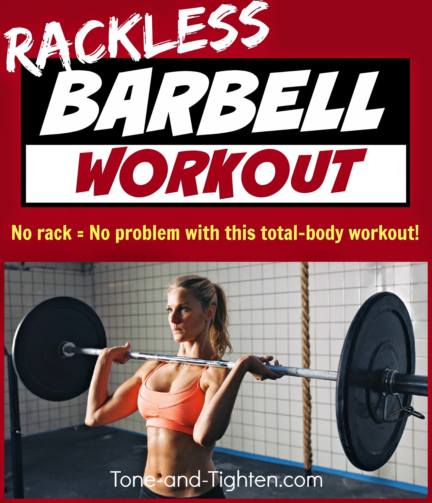 Simple Barbell Circuit Workout for push your ABS