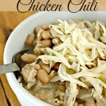 Slow Cooker Skinny White Chicken Chili Recipe