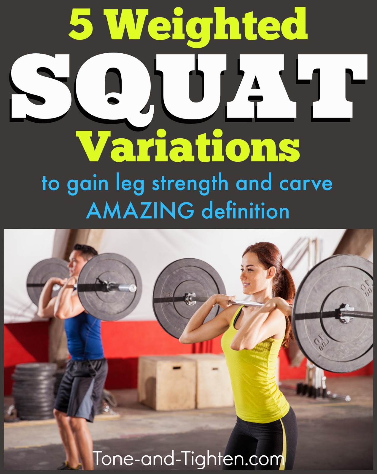 5 weighted squat variations to gain leg muscle and carve incredible definition