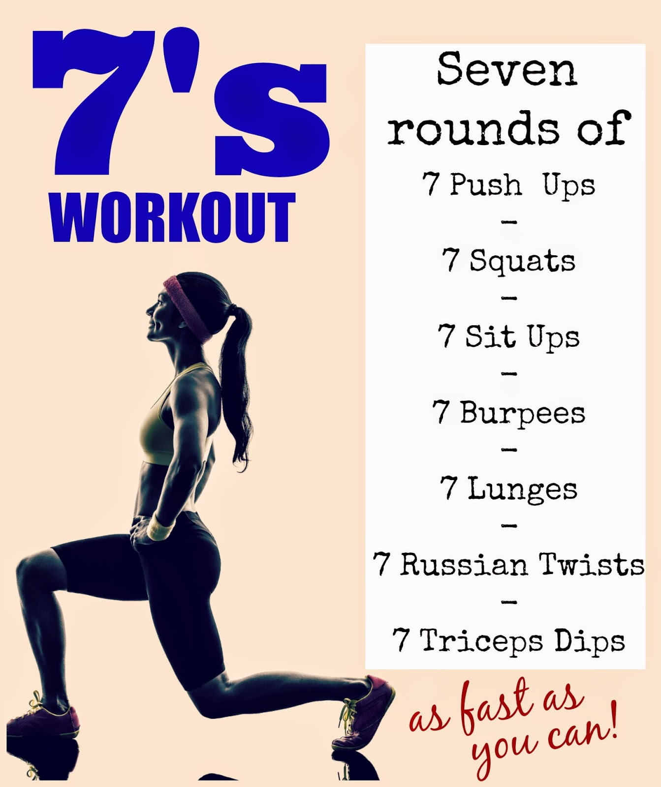 Sevens Workout Amazing Quick AtHome Workout Tone and