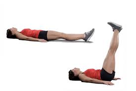 double-straight-leg-raise - 8 minute abs workout