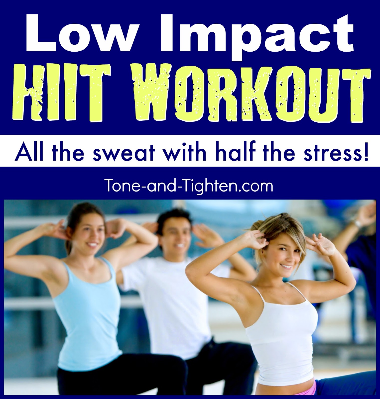 Low Impact 50 Minute At-Home HIIT Workout