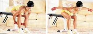 at home dumbbell reverse flys back fat exercise