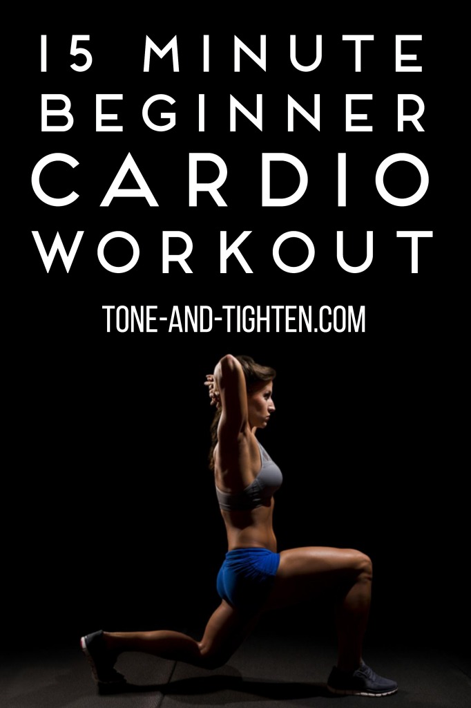 15 Minute Beginner Cardio Workout on Tone-and-Tighten