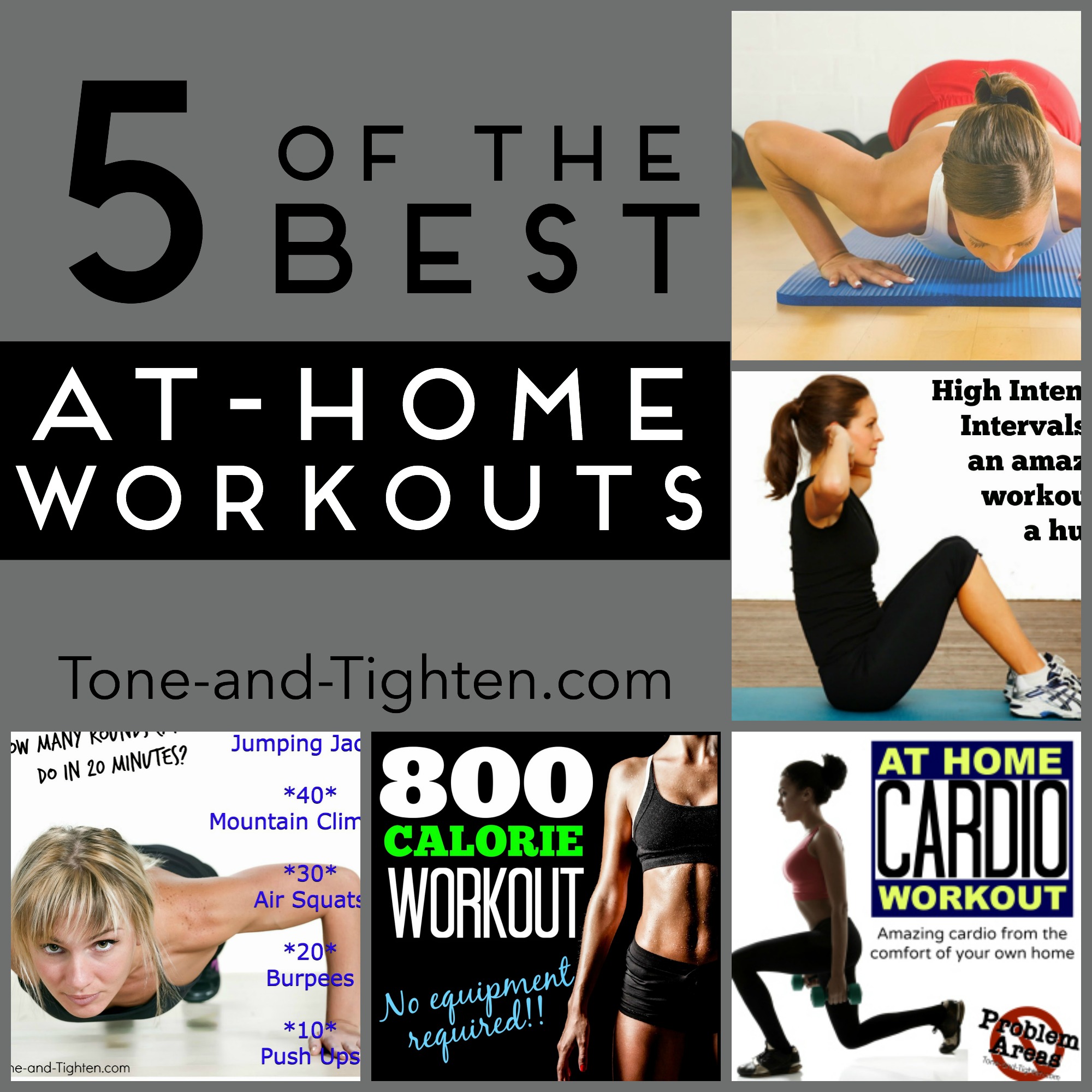 Weekly Workout Plan: 5 of the Best At-Home Workouts