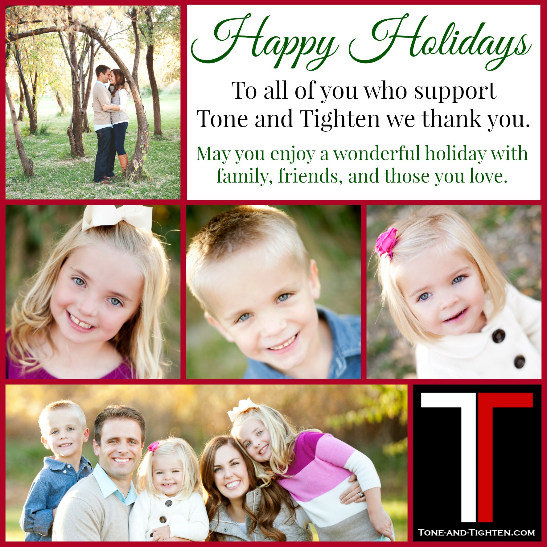 Merry Christmas from Tone and Tighten!!