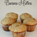Whole Wheat Honey Banana Muffins
