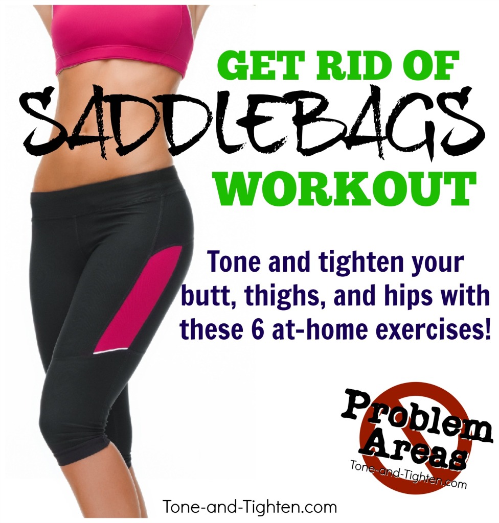 Best Workout for Saddlebags – "Problem Areas" series | Tone and Tighten