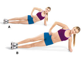 side plank hip dip