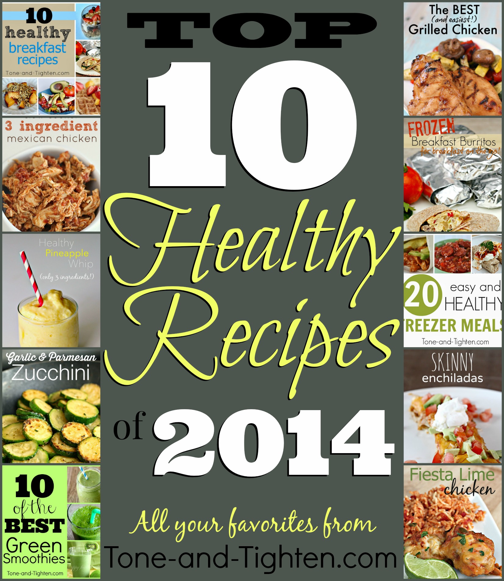 Tone and Tighten Top 10 Healthy Recipes of 2014