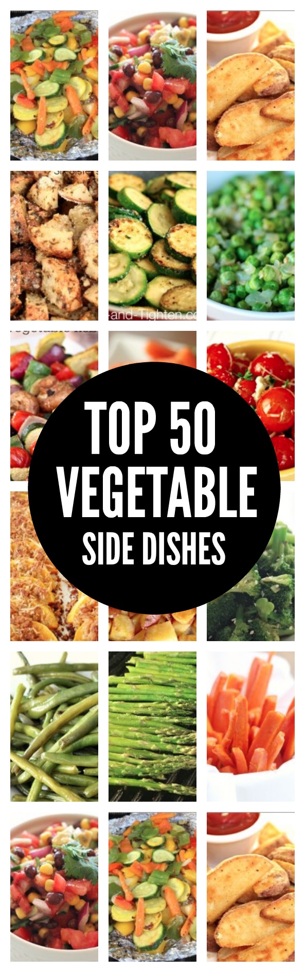 Top 50 Vegetable Side Dishes on Tone-and-Tighten