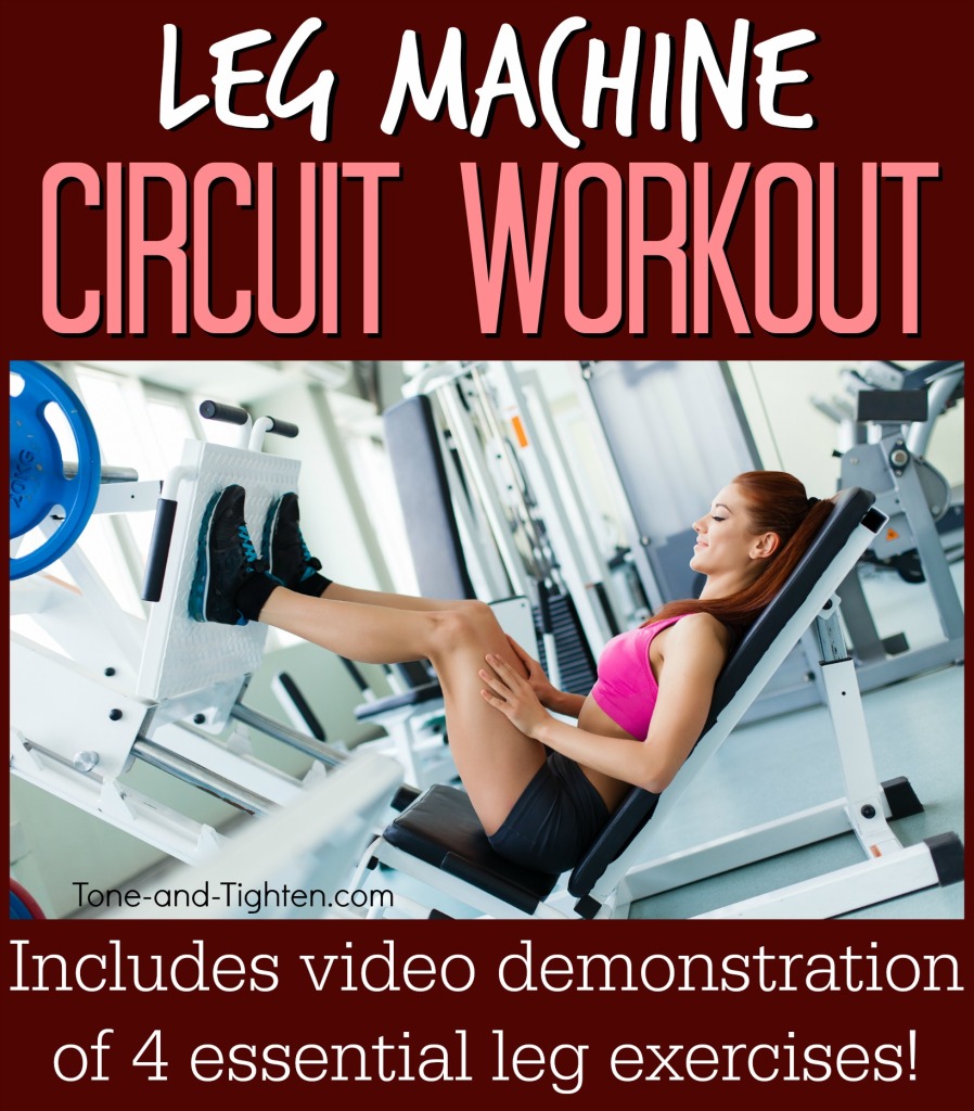  Leg Workouts At The Gym For Toning for Beginner