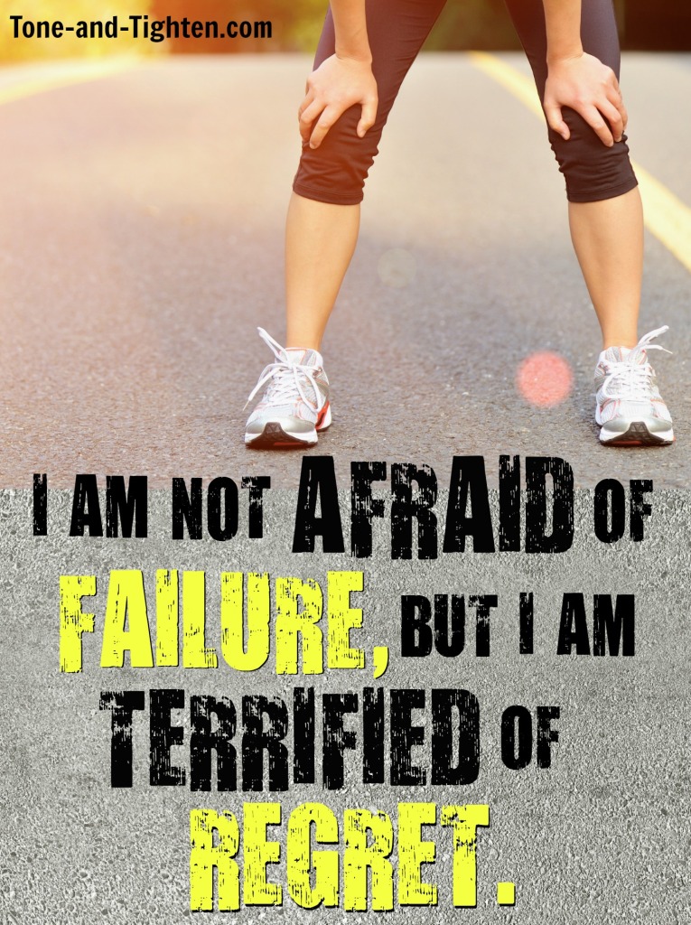 fitness motivation not afraid of failure exercise inspiration tone and tighten