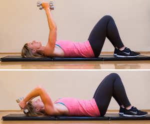 lying triceps extension