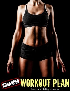 Advanced workout plan facebook tone and tighten