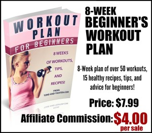 Beginner's Workout Plan Affiliate Image