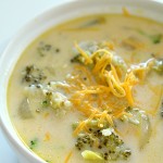 Skinny Broccoli Cheese Soup